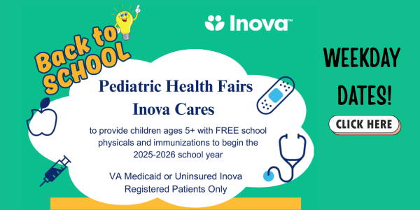 inova cares pediatric health fairs weekday dates image click here