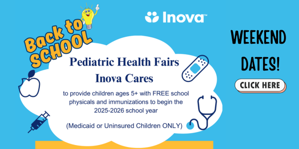 inova cares pediatric health fairs weekend dates image click here